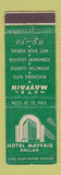 Matchbook Cover - Hotel Mayfair Dallas TX WEAR