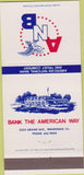 Matchbook Cover - American National Bank Waukegan IL 30 Strike