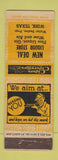 Matchbook Cover - New Deal Liquor Store Wink TX