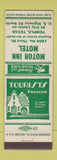 Matchbook Cover - Motor Inn Motel Temple TX