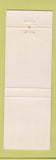 Matchbook Cover - Golden Creek Restaurant Galveston TX WEAR