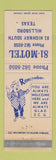 Matchbook Cover - 81 Motel Hillsboro TX