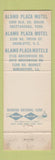 Matchbook Cover - Alamo Plaza Motels Chattanooga TN
