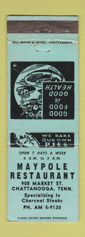 Matchbook Cover - Maypole Restaurant Chattanooga TN
