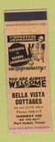 Matchbook Cover - Bella Vista Cottages Port Isabel TX