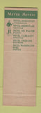 Matchbook Cover - Hotel Hermitage Nashville TN Meyer Hotels