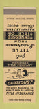 Matchbook Cover - Tennessee Title Insurance Nashville TN