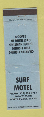 Matchbook Cover - Surf Motel Port Lavaca TX WEAR