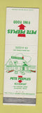 Matchbook Cover - Pete Peeples Restaurant Arlington TX WEAR