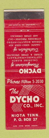 Matchbook Cover - Dycho Niota TN Chemical