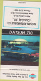 Matchbook Cover - Nissan Datsun New Westminster BC 30 Strike