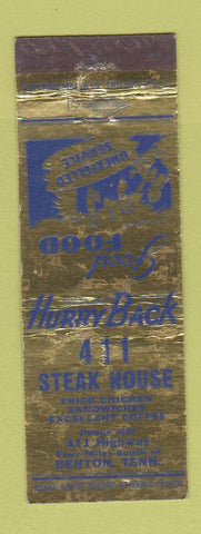 Matchbook Cover - 411 Steak House Benton TN WEAR