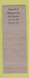 Matchbook Cover - Foster Drug Nashville TN ADVANCE