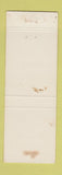 Matchbook Cover - Fortuna's DeLuxe Restaurant Niagara Falls NY