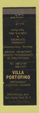 Matchbook Cover - Villa Portofino Restaurant New Hyde Park NY