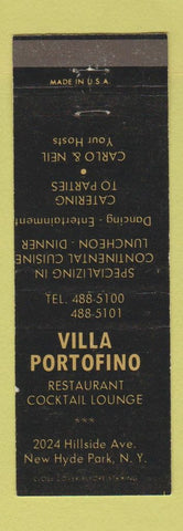 Matchbook Cover - Villa Portofino Restaurant New Hyde Park NY