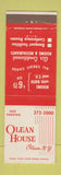 Matchbook Cover - Olean House Olean NY
