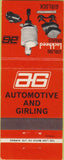 Matchbook Cover - AP Automotive Group Durban