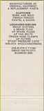 Matchbook Cover - AP Automotive Group Durban
