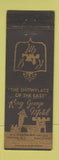 Matchbook Cover - King George Motel Syracuse NY
