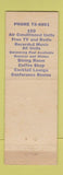 Matchbook Cover - King George Motel Syracuse NY