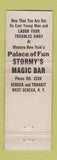 Matchbook Cover - Alcatraz Prison Stormy's Magic Bar West Seneca NY WEAR