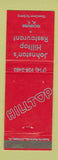 Matchbook Cover - Johnston's Hilltop Restaurant Richburg NY
