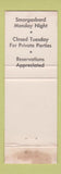 Matchbook Cover - Johnston's Hilltop Restaurant Richburg NY