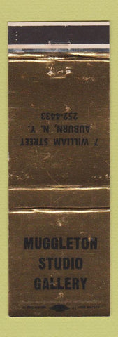 Matchbook Cover - Muggleton Studio Gallery Auburn NY