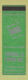 Matchbook Cover - Tuthill Young Fuel oil Port Jefferson NY GREEN