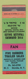 Matchbook Cover - Five Corners Trailer Sales travel trailer Oneida NY