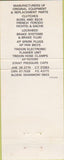Matchbook Cover - AP Auto parts Fan Belts Durban