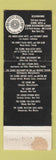 Matchbook Cover - Schine Inn Massena NY