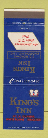 Matchbook Cover - King's Inn White Plains Kingston NY