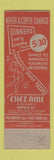 Matchbook Cover - Chez Ami Buffalo NY girlie