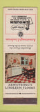 Matchbook Cover - Armstrong Linoleum Derby Bros Patchogue NY