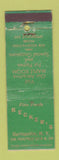 Matchbook Cover - Becker's Restaurant Springville NY WEAR