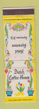 Matchbook Cover - Dutch Coffee House Hotel Syracuse NY WORN