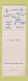 Matchbook Cover - Oneida Factory Stores cutlery silverware Sherrill NY