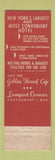 Matchbook Cover - Hotel New Yorker New York City