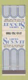 Matchbook Cover - Loews Summit Hotel New York City