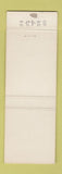 Matchbook Cover - Assembly Steak House New York City