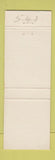 Matchbook Cover - Bondini's New York City restaurant
