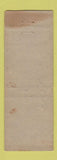 Matchbook Cover - Saranac Inn NY Washington DC Ormond Beach FL POOR