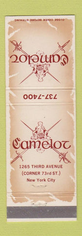 Matchbook Cover - Camelot New York City