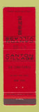Matchbook Cover - Canton Village Chinese New York City