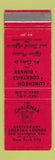Matchbook Cover - Chairman Restaurant New York City