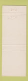 Matchbook Cover - Chrisa's Souvlaki Restaurant New York City Greek