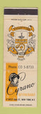 Matchbook Cover - Cyrano Restaurant New York City