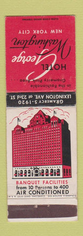 Matchbook Cover - Hotel George Washington New York City WEAR